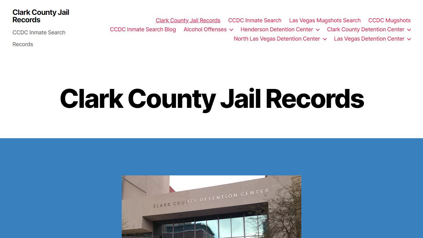 Clark County Jail Records - Clark County Jail Records